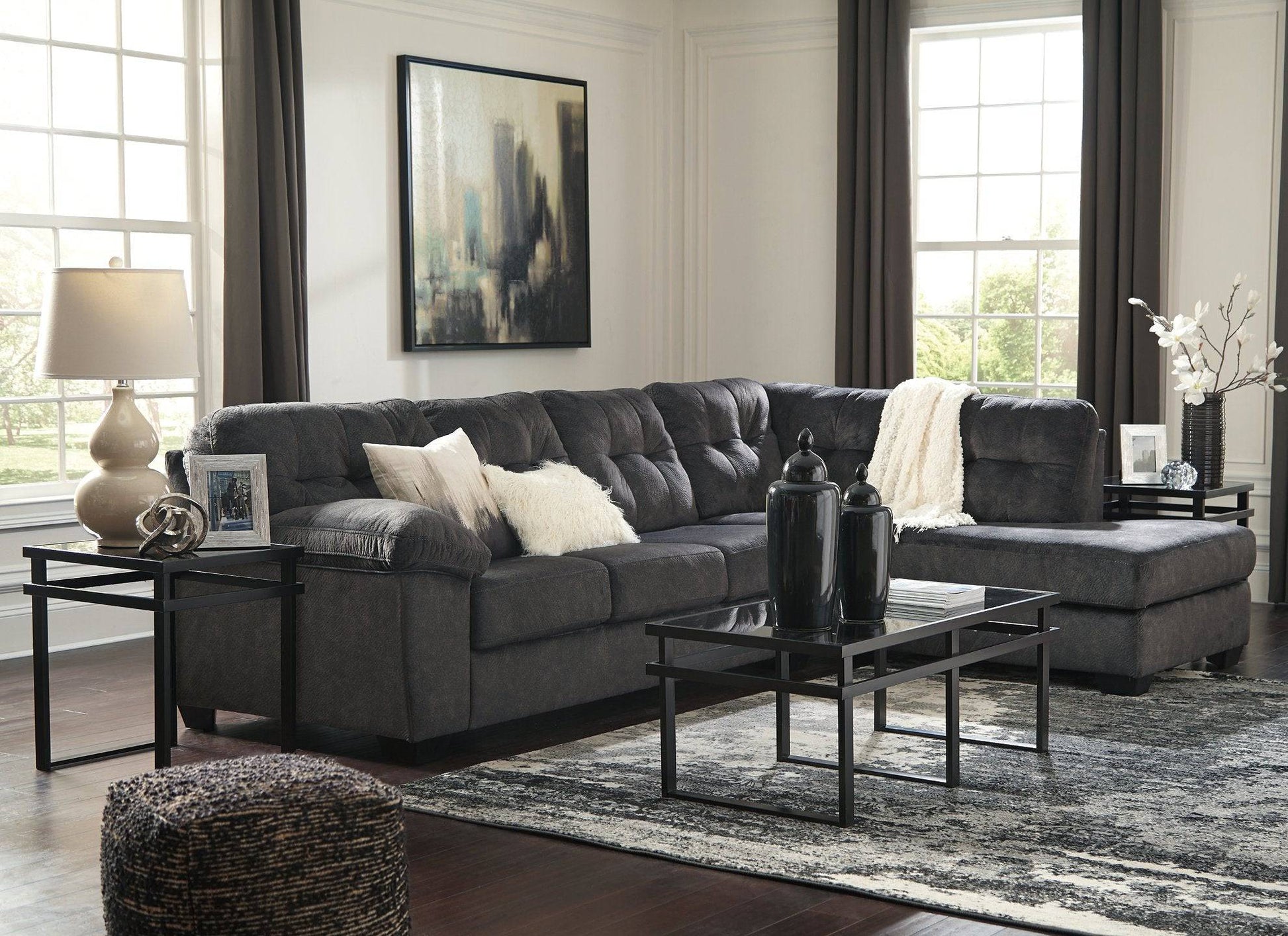 Accrington 2-Piece Sleeper Sectional with Chaise - Pull Up A Couch