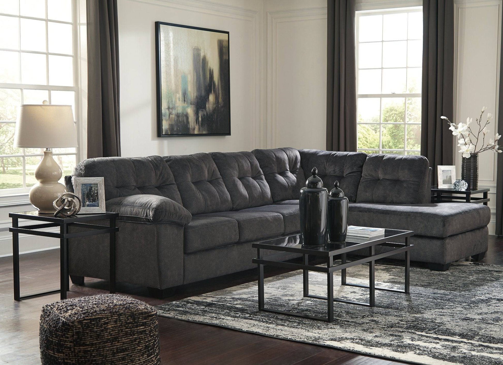 Accrington 2-Piece Sleeper Sectional with Chaise - Pull Up A Couch