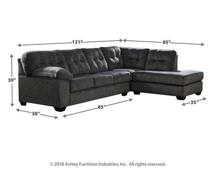 Accrington 2-Piece Sleeper Sectional with Chaise - Pull Up A Couch