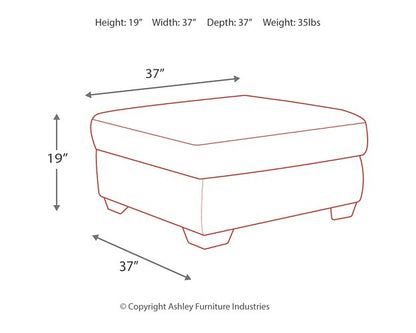 Accrington Oversized Ottoman - Pull Up A Couch