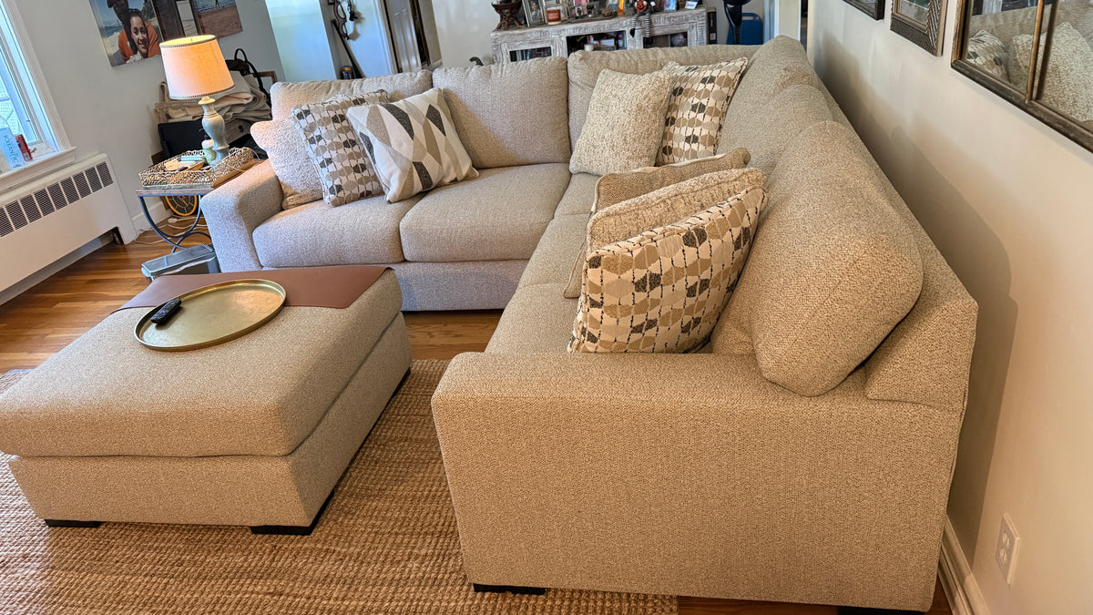 Silverwood Corner Sectional + Ottoman