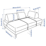 IKEA Flotebo Sofa Bed w/Modular Bolsters - Pull Up A Couch