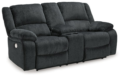 Draycoll Power Reclining Loveseat with Console - Pull Up A Couch