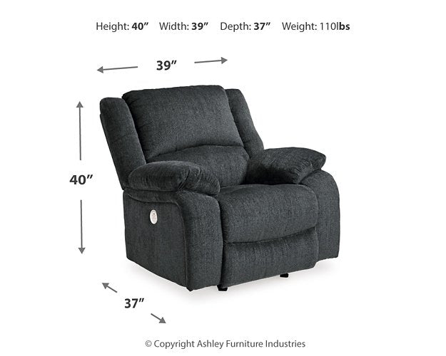 Draycoll Power Recliner - Pull Up A Couch