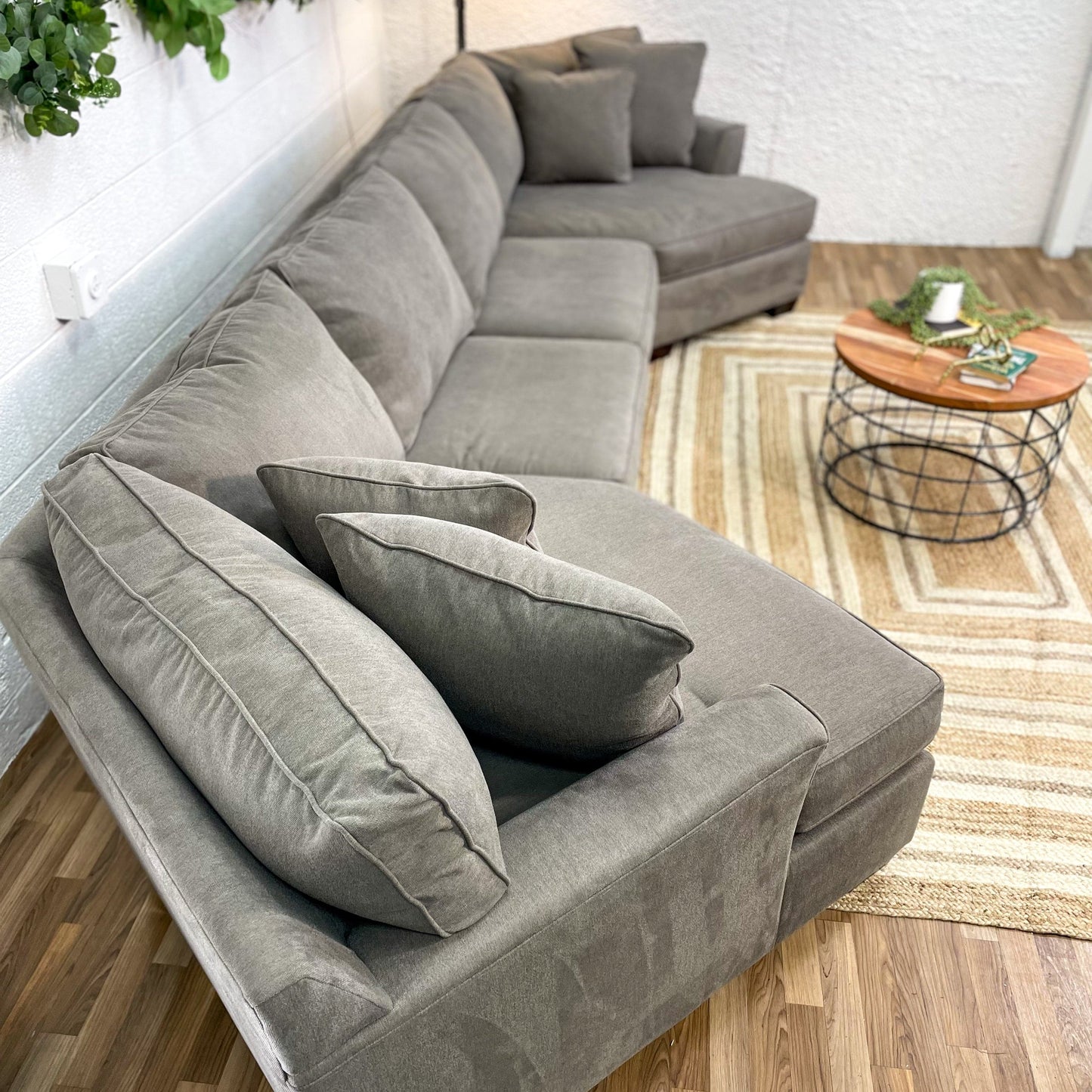 Macy’s 3pc Sectional w/Double Cuddle corner - Pull Up A Couch