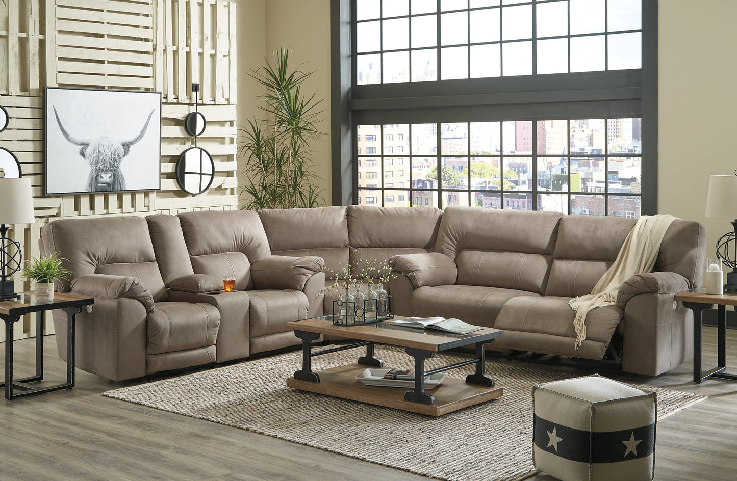 Cavalcade 3-Piece Power Reclining Sectional - Pull Up A Couch