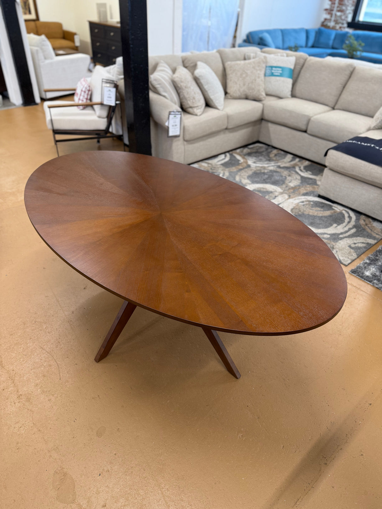ARTICLE - Conan Oval Dining Table (Walnut)
