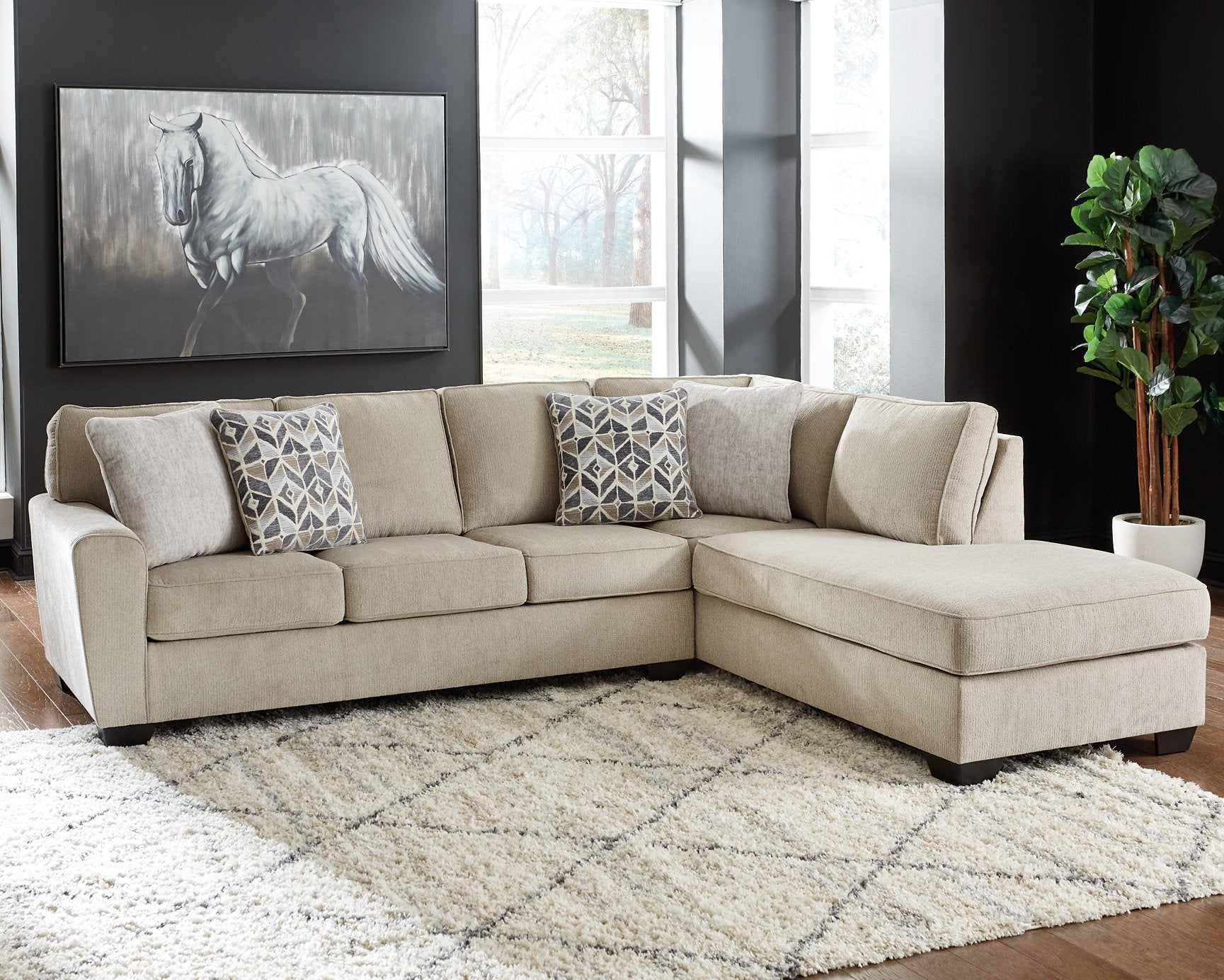 Decelle 2-Piece Sectional with Chaise - Pull Up A Couch