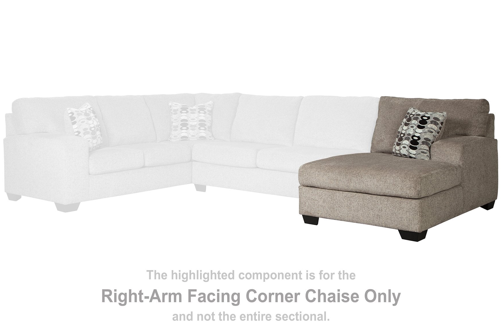 Ballinasloe 3-Piece Sectional with Chaise - Pull Up A Couch