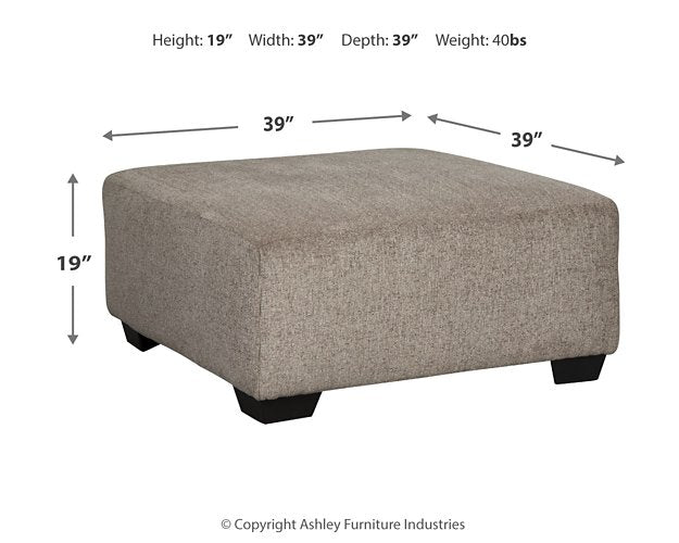 Ballinasloe Oversized Ottoman - Pull Up A Couch