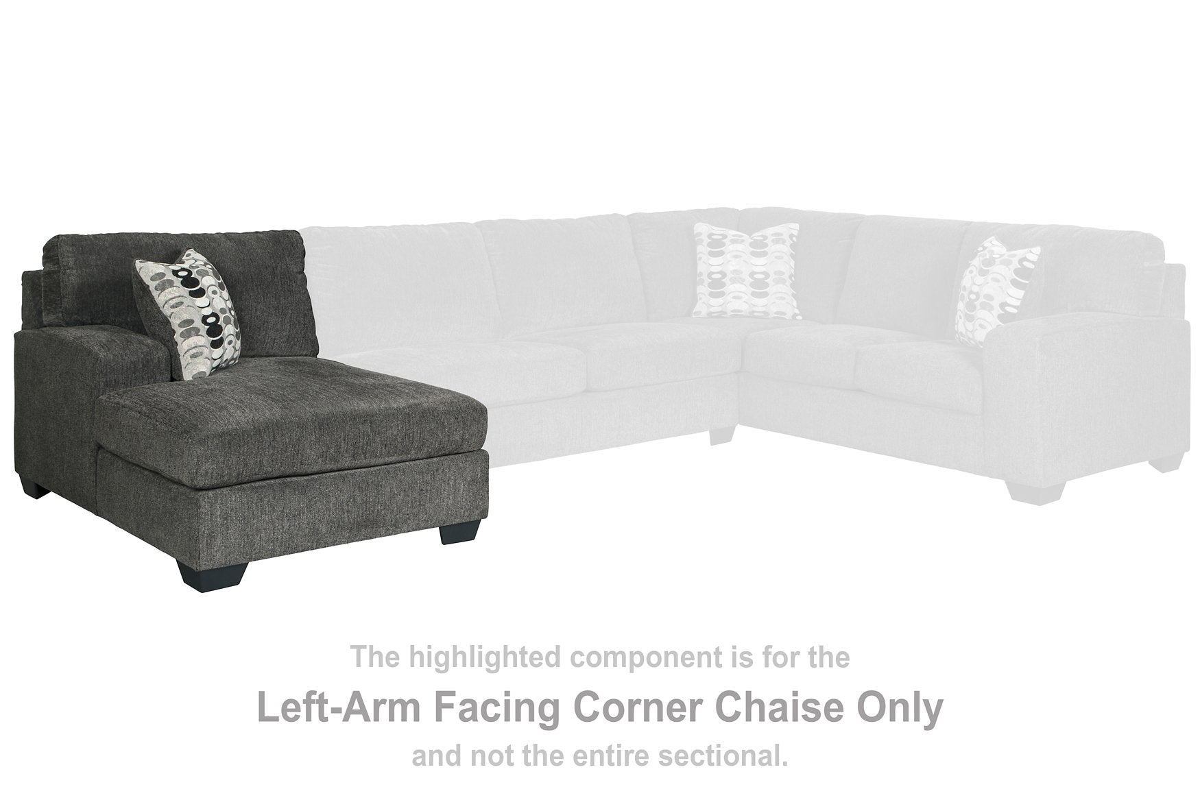 Ballinasloe 3-Piece Sectional with Chaise - Pull Up A Couch