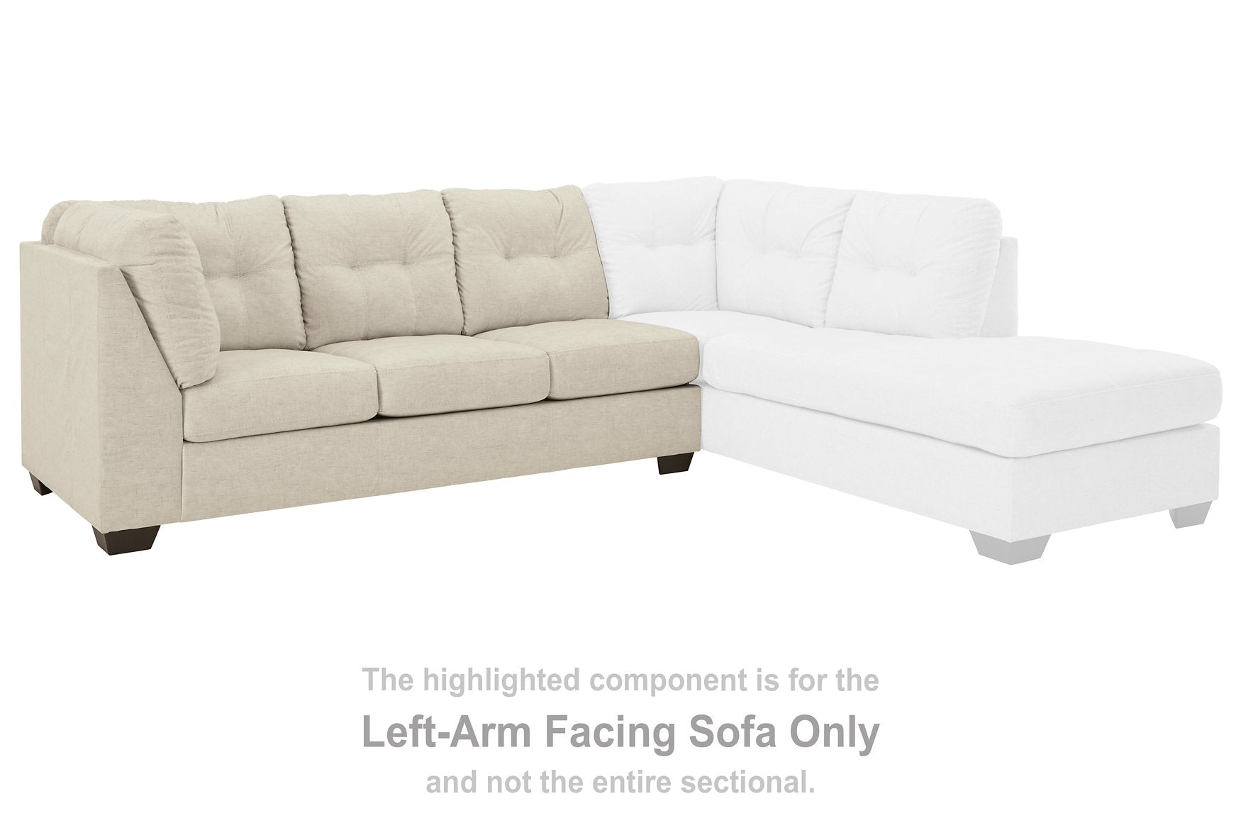 Falkirk 2-Piece Sectional with Chaise - Pull Up A Couch