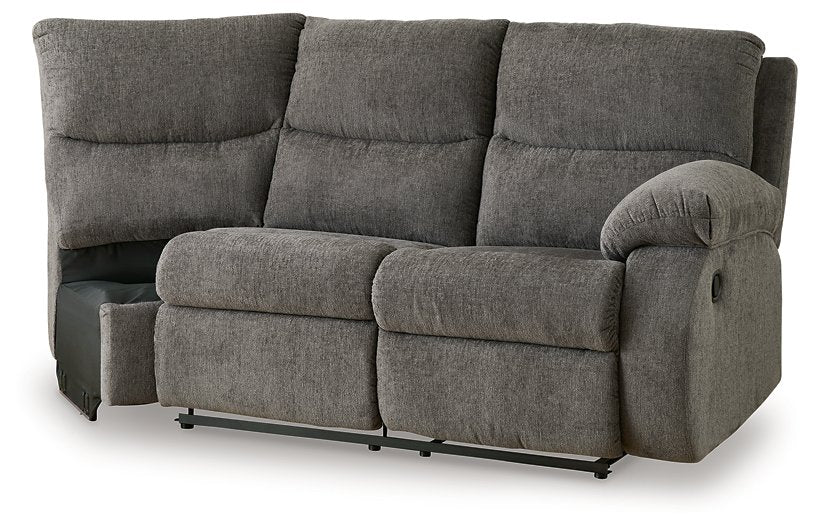 Museum 2-Piece Reclining Sectional - Pull Up A Couch