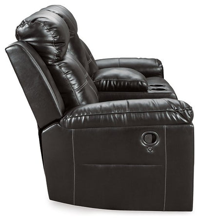 Kempten Reclining Loveseat with Console - Pull Up A Couch