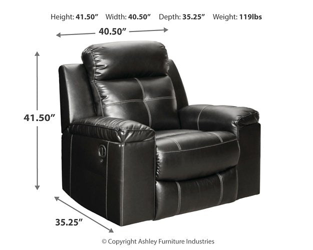 Kempten Recliner - Pull Up A Couch