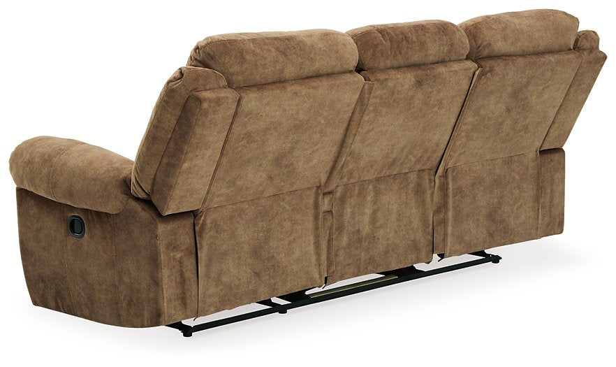 Huddle-Up Reclining Sofa with Drop Down Table - Pull Up A Couch