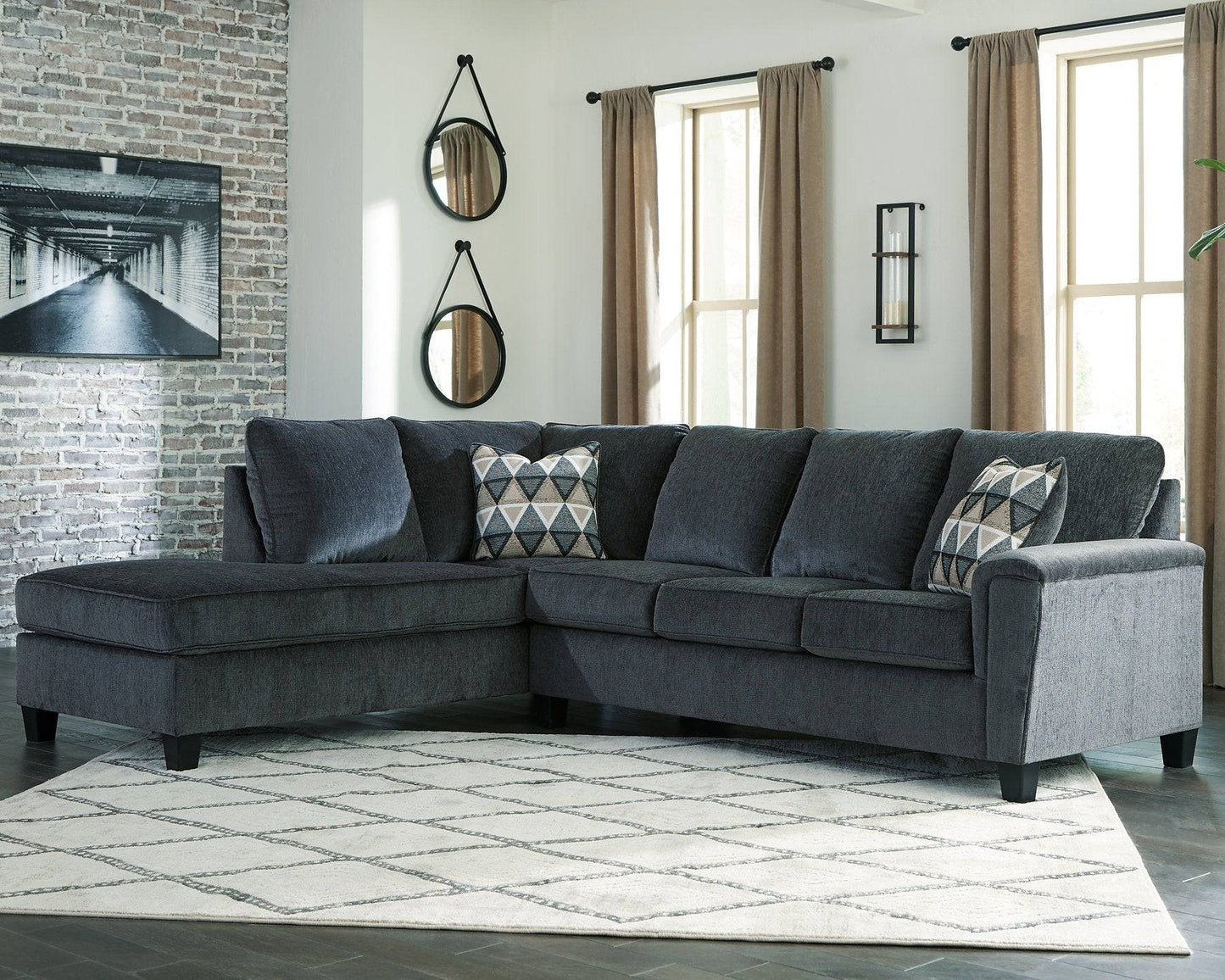 Abinger 2-Piece Sectional with Chaise - Pull Up A Couch