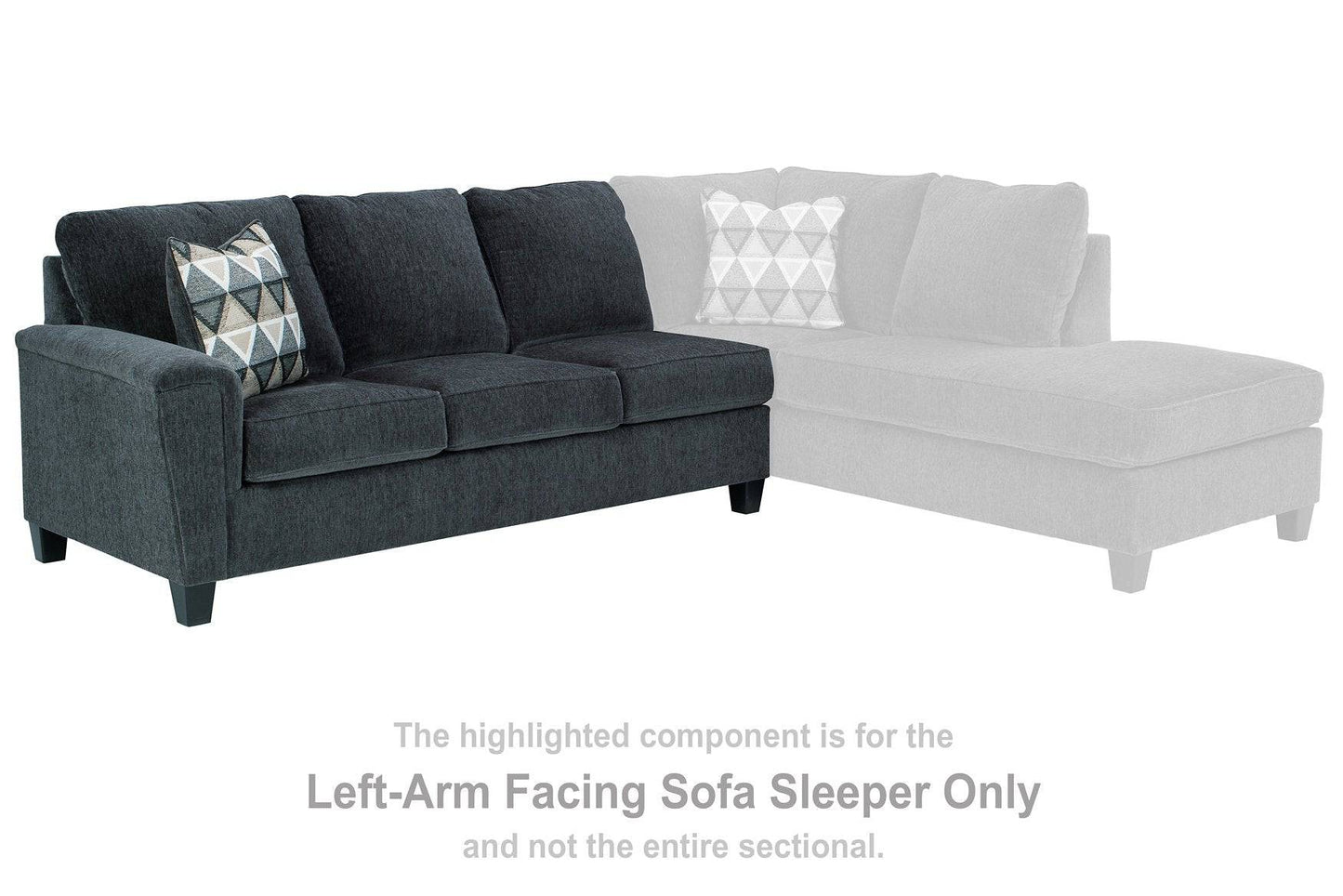 Abinger 2-Piece Sleeper Sectional with Chaise - Pull Up A Couch