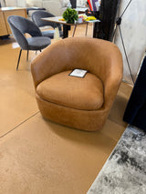 ARTICLE - Turoy Swivel Lounge Chair (Rawhide Tan)