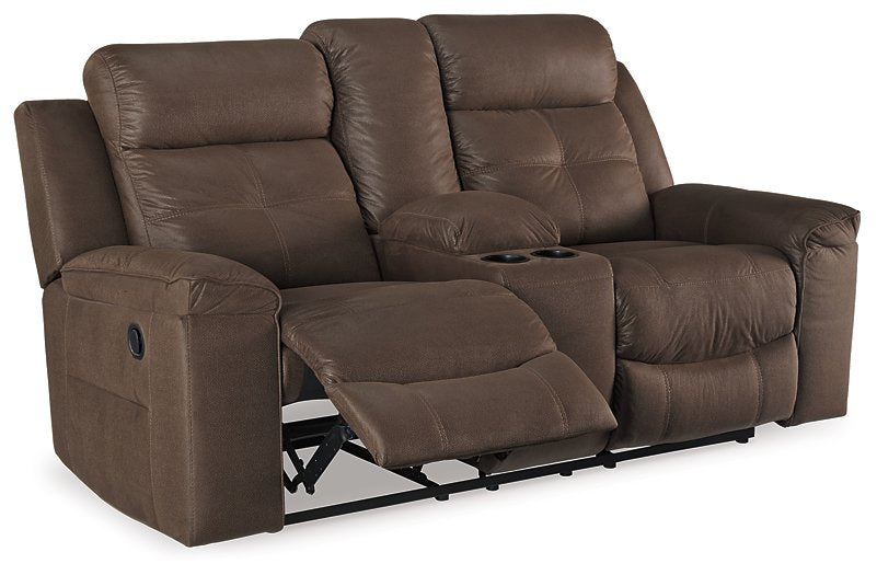 Jesolo Reclining Loveseat with Console - Pull Up A Couch