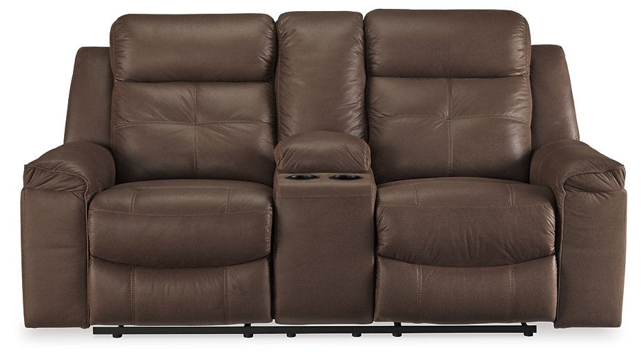 Jesolo Reclining Loveseat with Console - Pull Up A Couch