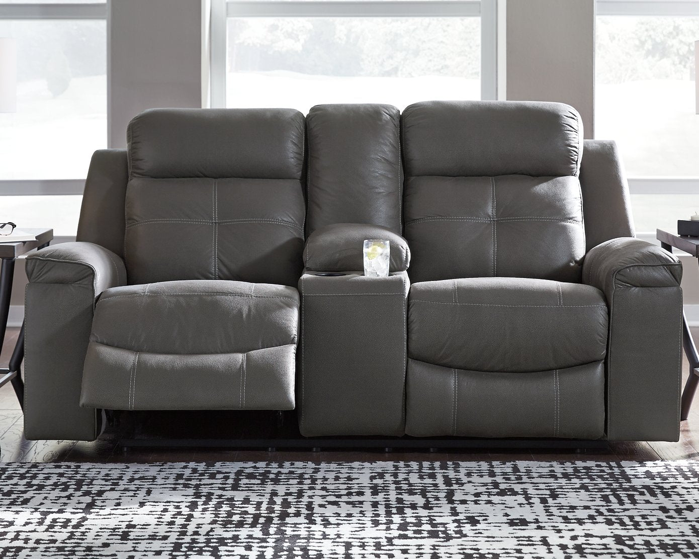 Jesolo Reclining Loveseat with Console - Pull Up A Couch