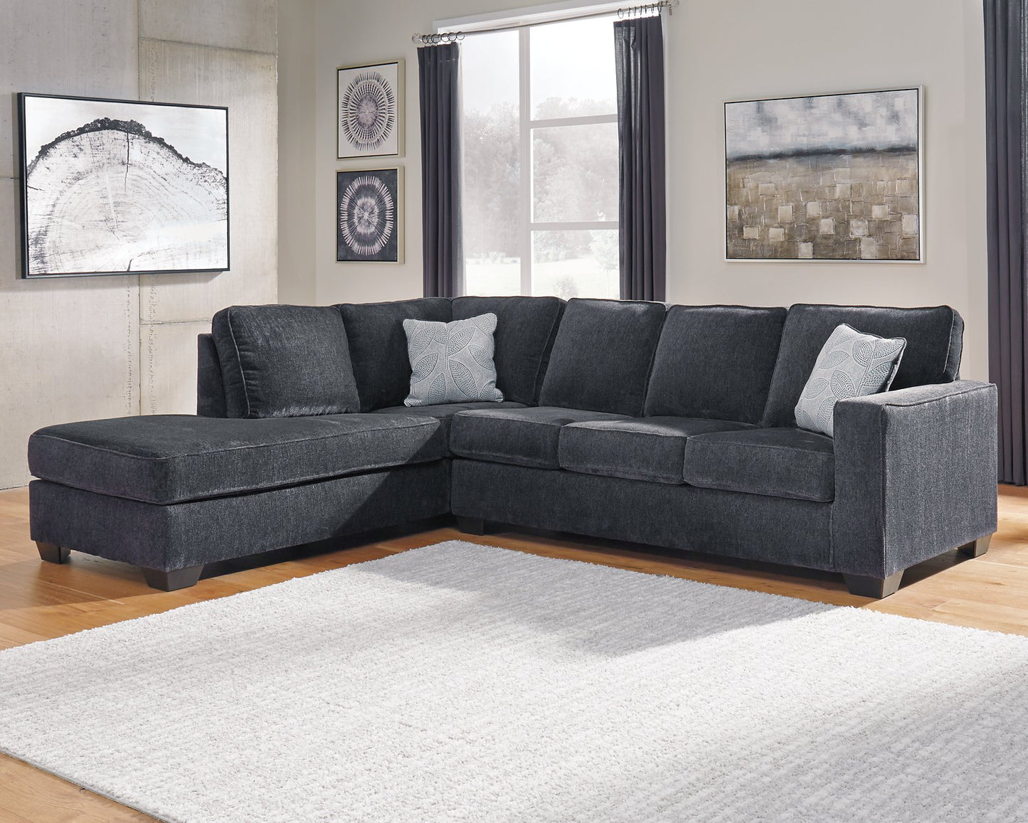 Altari 2-Piece Sectional with Chaise - Pull Up A Couch