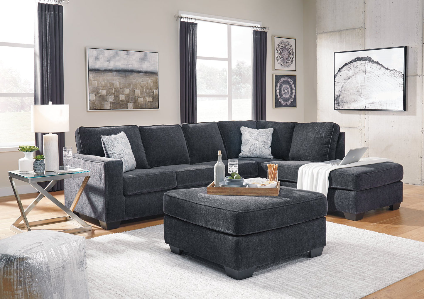 Altari 2-Piece Sleeper Sectional with Chaise - Pull Up A Couch