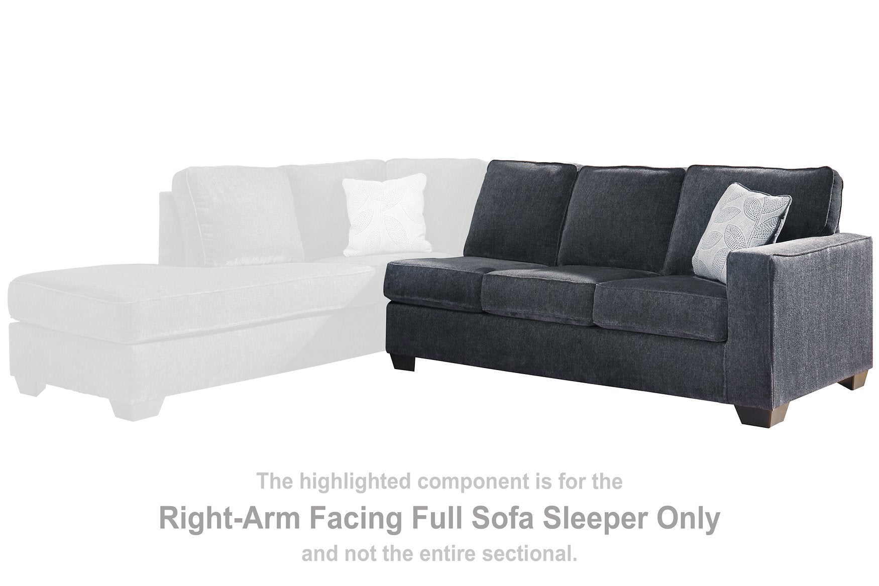 Altari 2-Piece Sleeper Sectional with Chaise - Pull Up A Couch