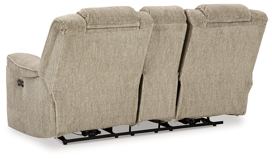 Hindmarsh Power Reclining Loveseat with Console - Pull Up A Couch