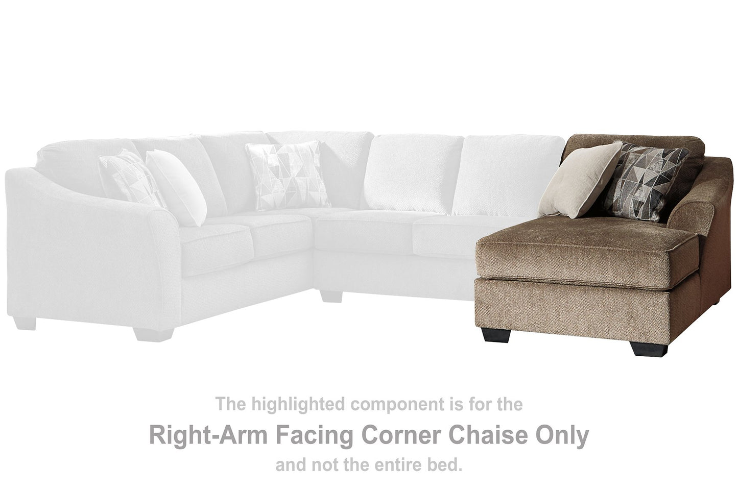 Graftin 3-Piece Sectional with Chaise - Pull Up A Couch