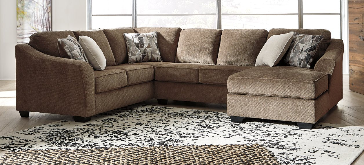 Graftin 3-Piece Sectional with Chaise - Pull Up A Couch