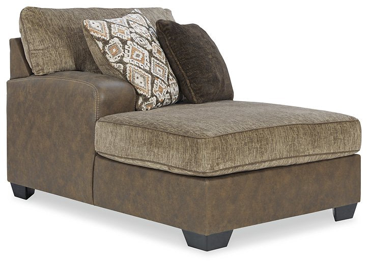 Abalone 3-Piece Sectional with Chaise - Pull Up A Couch