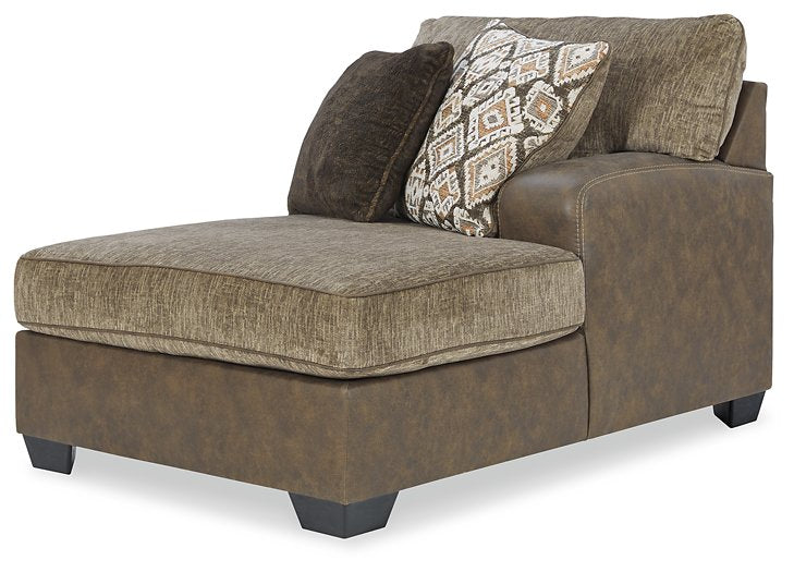 Abalone 3-Piece Sectional with Chaise - Pull Up A Couch