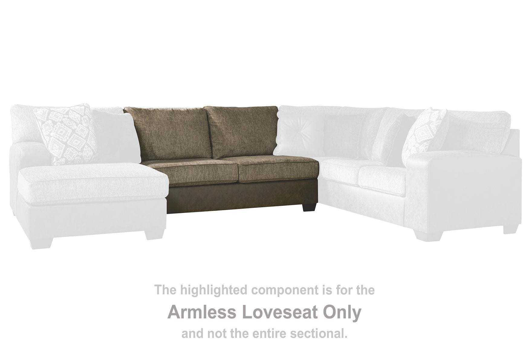 Abalone 3-Piece Sectional with Chaise - Pull Up A Couch