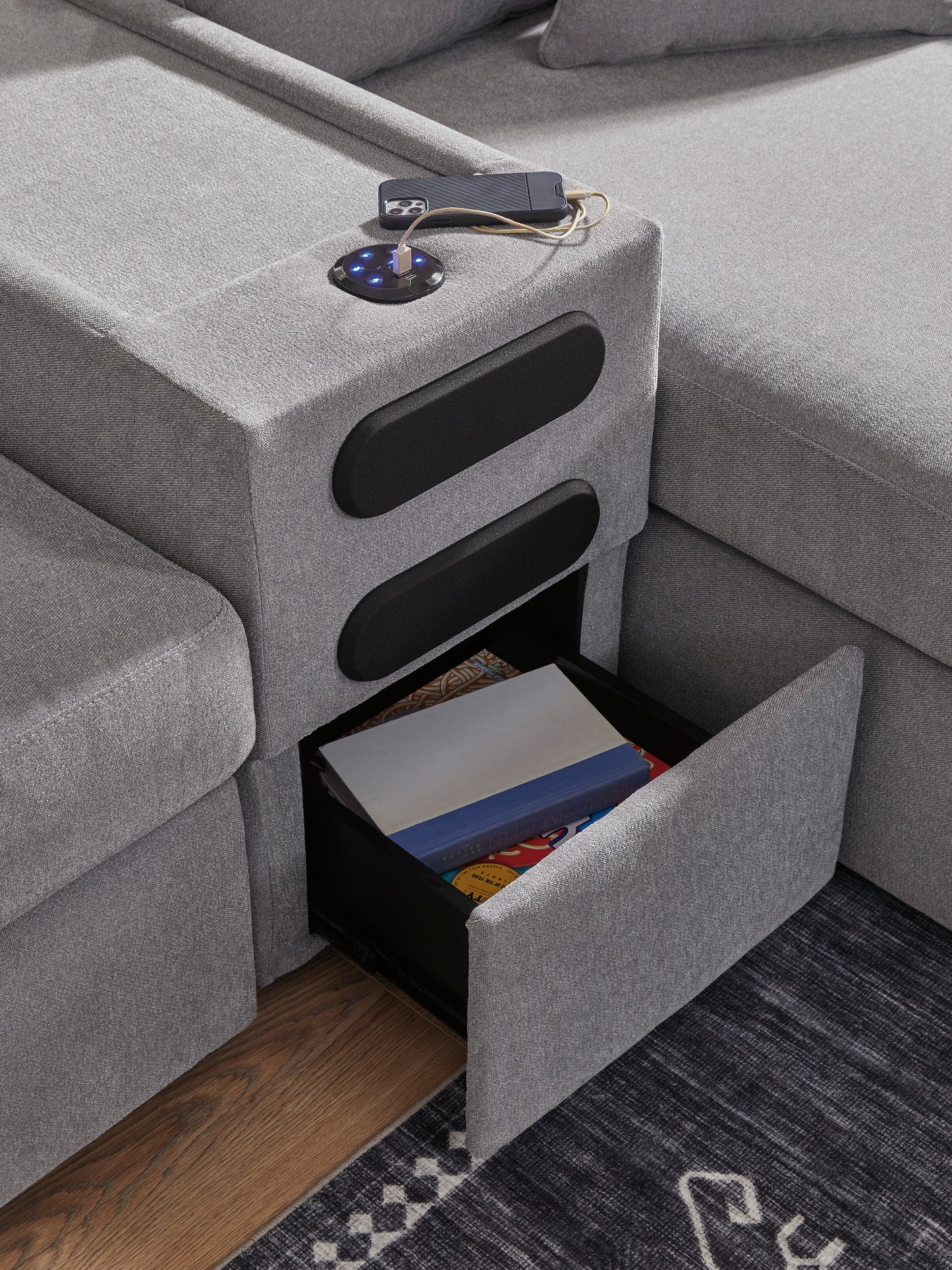 Modmax Storage Console w/ Optional Bluetooth Audio