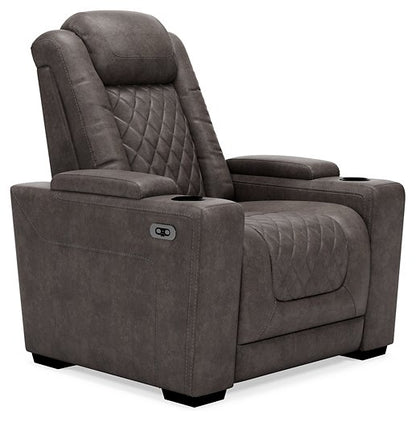 HyllMont Power Reclining Living Room Set - Pull Up A Couch