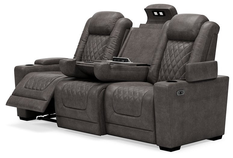 HyllMont Power Reclining Sofa - Pull Up A Couch