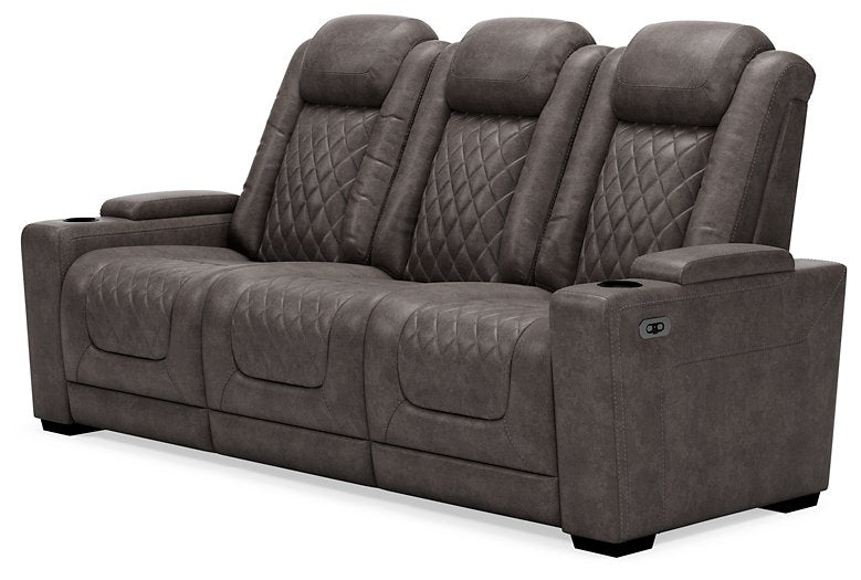 HyllMont Power Reclining Sofa - Pull Up A Couch