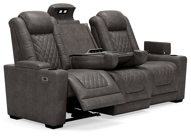 HyllMont Power Reclining Sofa - Pull Up A Couch