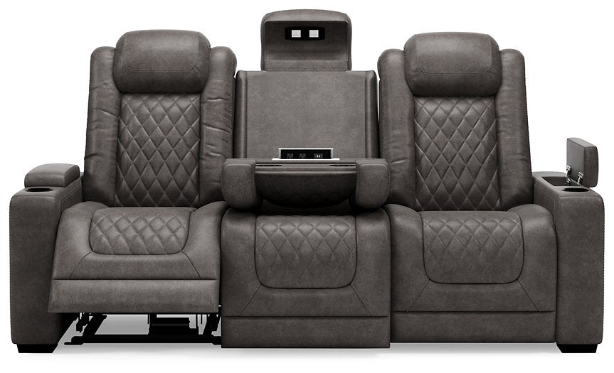 HyllMont Power Reclining Sofa - Pull Up A Couch