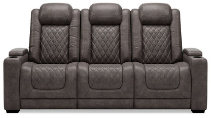 HyllMont Power Reclining Living Room Set - Pull Up A Couch