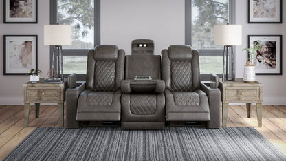 HyllMont Power Reclining Sofa - Pull Up A Couch