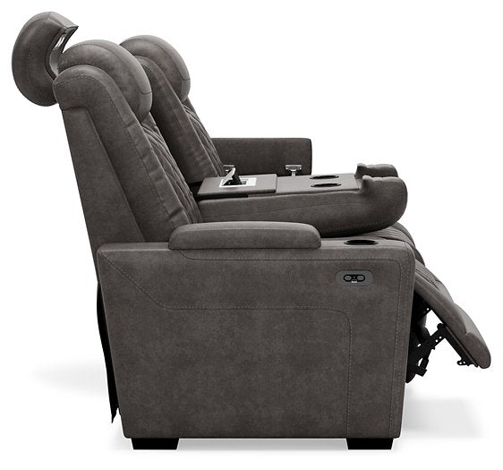 HyllMont Power Reclining Sofa - Pull Up A Couch