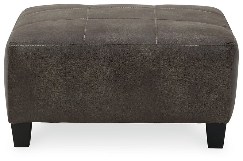 Navi Oversized Accent Ottoman - Pull Up A Couch