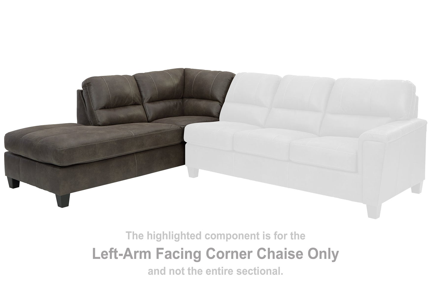 Navi 2-Piece Sleeper Sectional with Chaise - Pull Up A Couch