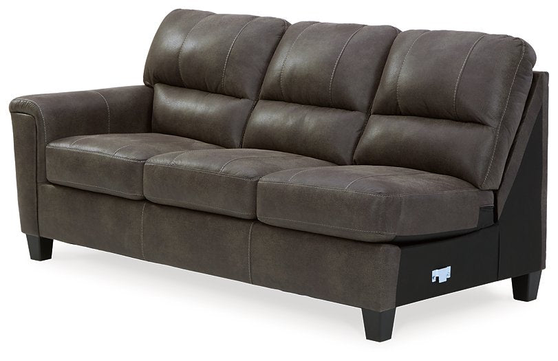 Navi 2-Piece Sectional with Chaise - Pull Up A Couch