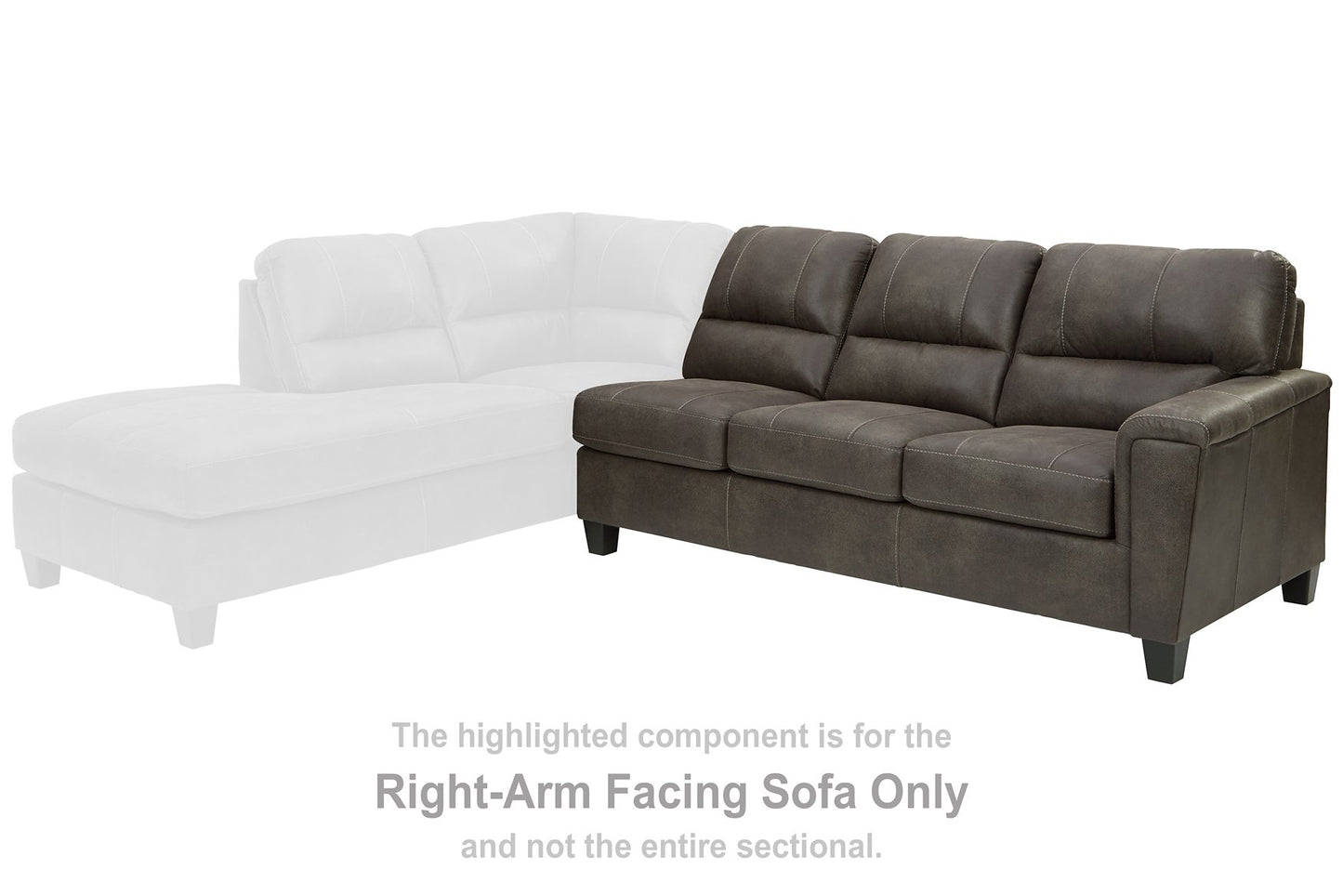 Navi 2-Piece Sectional with Chaise - Pull Up A Couch