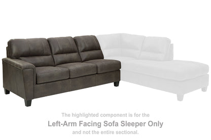 Navi 2-Piece Sleeper Sectional with Chaise - Pull Up A Couch