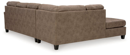 Navi 2-Piece Sectional Sofa Sleeper Chaise - Pull Up A Couch